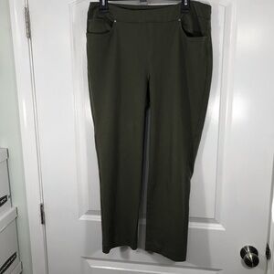 Chicos Olive Green Women's Pants Size 2 (Chico sizing) CB-00